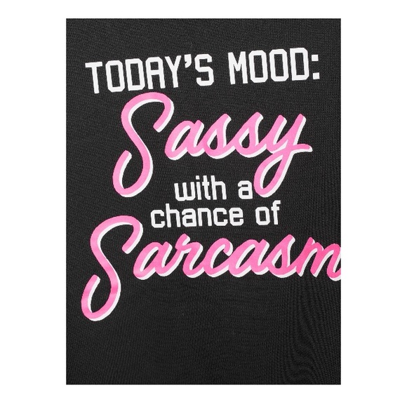 NWT Juniors Sassy Sarcasm Graphic Sweatshirt - Picture 4 of 4